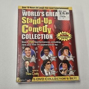 World's Greatest Stand-Up Comedy Collection  (5 DVD, 2005) New Sealed